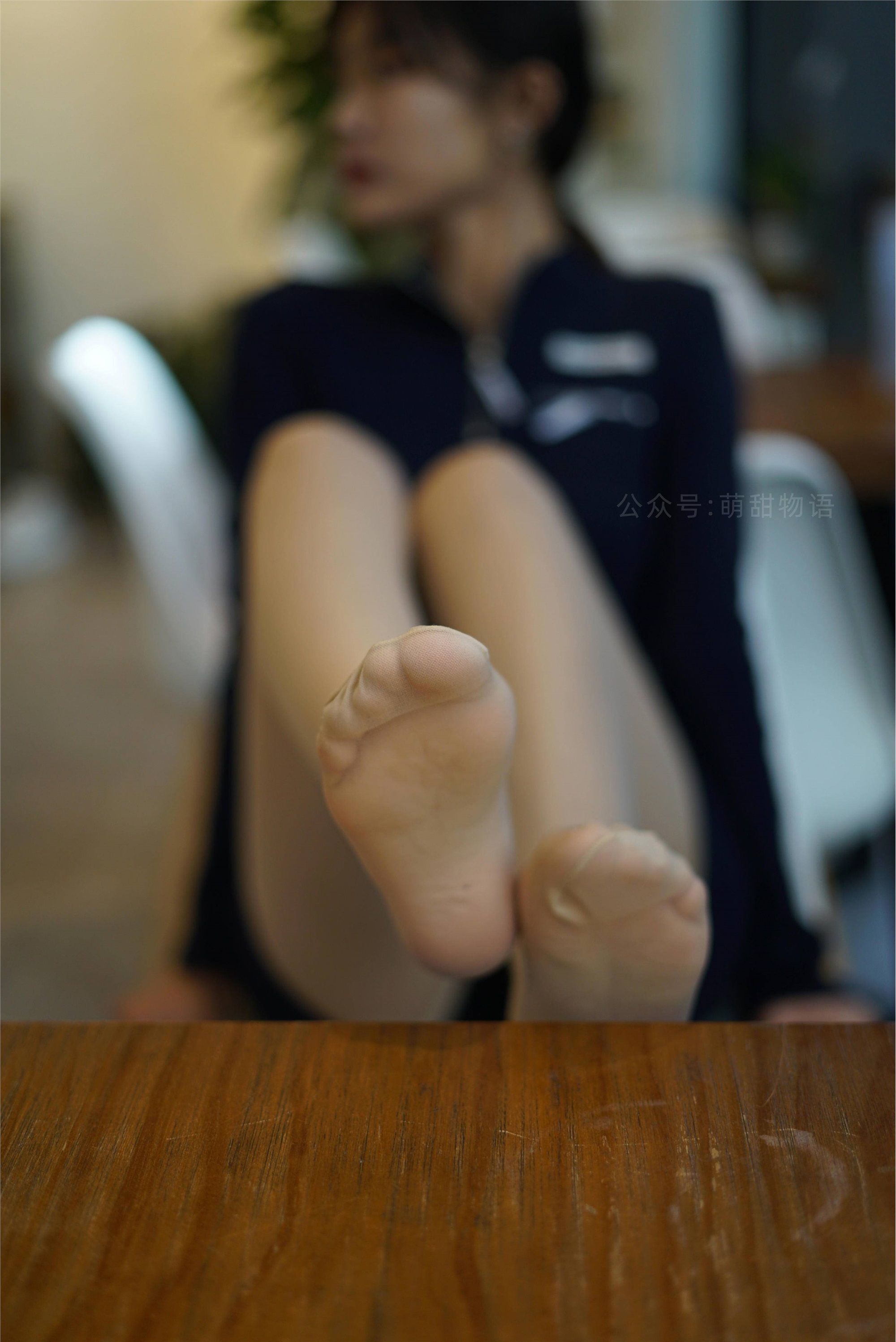 萌甜物语 XM124《藏蓝连衣裙-小A》